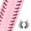 Parriparri Half Lashes Natural Fluffy Wispy Cat Eye Lashes 10