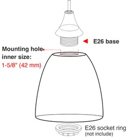 GoldSwift 3 Pack White Alabaster Bell Shade Glass Lamp Shade Replacement, 5.9"W x 5"H, 1-5/8" Fitter, Frosted Glass Globe Cover for Chandelier Pendant Light Wall Sconce Lighting Fixture