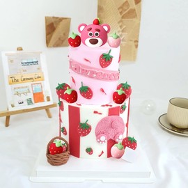 Berry Strawberry Party Kuchen Topper Dekoration Sweet Fruit Theme Geburtstag Erdbeere Baby Dusche Geburtstag Party Supplies