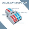 Innfeeltech 10 Pcs Connecting Terminal, SPL-42 Connection Clamp, with 2
