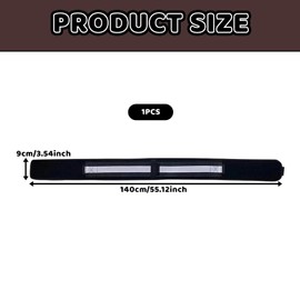 RNXSIB Orthogürtel, Ischias Gürtel Schwarz(140x9cm Starke Unterstützung, leicht und Komfortabel, Geeignet Zur Korrektur Schlechter Haltung, Geeignet für Fitness und manuelle Arbeit