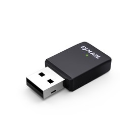 Tenda U11 AX900 Wi-Fi 6 Wi-Fi Stick, Dual Band Wi-Fi USB Adapter, Plug & Play, USB 2.0, WPA2, Access Point Mode, Mini Size, WiFi Adapter for PC/Desktop/Laptop, Supports Windows 7/10/11/Linux 3.10+