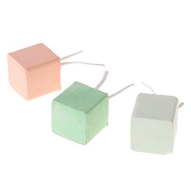 antianzhizhuang Natural Grinding Claw Cube Block Rabbit Grinding Teeth Stone Hamster Chew Toy For Gerbil Chinchilla Hedgehog Cage Rabbit Hutch Pet Comfort Feeding Bowls Hutch