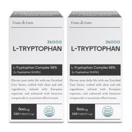 Fran de Euro L Tryptophan 36000 [99.4% purity], 2 boxes, 120 tablets / 프랑드유로 L 트립토판 36000 [순도 99.4%], 2박스, 120정