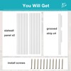 NeatiEase Slatwall Panel Wall Storage Systems, 2 x 4ft Slat