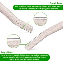 INTER-ESQUE - Eyebrow Razor - Dermaplaning - Pack of 6 (Mixed)