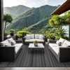 GENIMO Outdoor Rug for Patio Clearance, 9'x12' Waterproof Camping Mat,