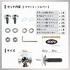 RENPA Motorcycle Titanium Alloy License Plate Bolt Smart Design Vehicle