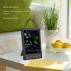 Weather Stations Wireless Indoor Outdoor Color Display Black 3 Channels
