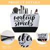 BUZCOZY Funny Makeup Bag,Might Be Make Up Might Be Snacks