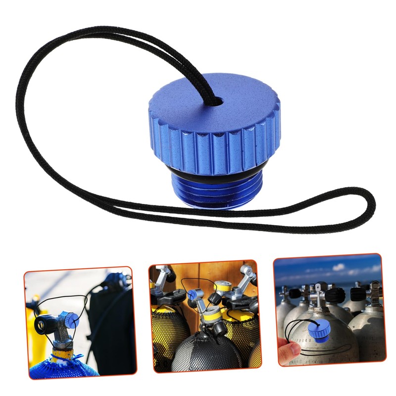 BESPORTBLE Oxygen Bottle Dust Plug Scuba Tank Valve Cap Air