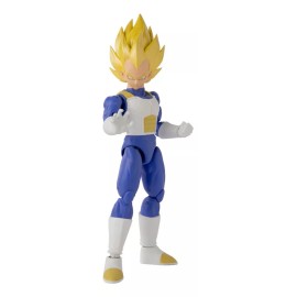 Dragon Ball Dragon Stars Super Saiyan Vegeta Versión Figura Articulada de 6.5" (14 cm.) de Bandai
