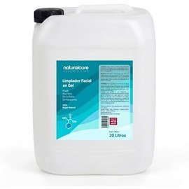 Gel Limpiador Hidratante con Aloe Vera y Nopal 20L Limpieza Facial Fórmula Profesional con Extractos Naturales
