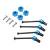 Metal Driveshaft Assembly Hex Wheel Hubs Combiner CVD for Traxxas