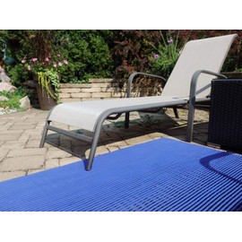 VinTube Vinyl Pool Mat Shower Bathroom Locker Room Sauna Spa Hot Tub Drains Water Splash Comfortable on Bare Foot Mat Runner by VinTek (Red, 4x3)