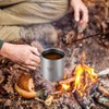 Aomiun Ultralight Titanium Cup Outdoor Portable 2PCS Cup Set 350ml