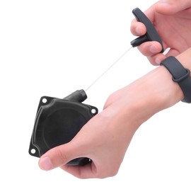 Reemplazo del Arrancador de Arranque por Cuerda, Repuesto de Arranque por Cuerda de Plástico Apto para Desbrozadora 40-5, Accesorios de Herramientas de Jardín, Negro Y Blanco