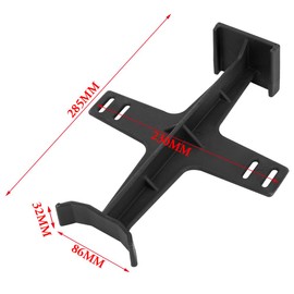 IUVWISN Motorcycle Front Fork Saver Universal 11.2 Inch Fork Saver Fork Support Guard with 2 Velcro Straps for Dirt Pit Bike Motocross Black