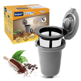 KEEPOW Reusable Filter Cup for Coffee Maker Filter Replacement Parts, Reusable Coffee Filters for Single Serve Coffee Maker for HomeBarista Reusable Filter Cup,1 Pack