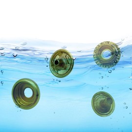 Boat Cover Snap Extender -Brass Heavy Duty snap - Extension Size, 1~4" - Built in Finger Loops. Extend The Life of Your Boat top Canvas -Blue (6, 1 inch)