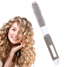 Cepillo de pelo de barril redondo iónico y de cerámica nano térmica, Yosoo Cepillos profesionales de peluquería para peluquería de 0,74 pulgadas, perfecto para secar el cabello, peinar, rizar, agregar volumen al cabello (19 mm = 0,74 pulgadas)