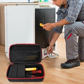 GAESHOW Tool Bag Black EVA Hard Shell Waterproof Mutispandex Hardware Tool Storage Box Hardware Tool Accessories Portable Tool Storage Case (A)