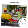 Totority Electric Motorcycle Brake Cable Durable Steel Front Manual Brake