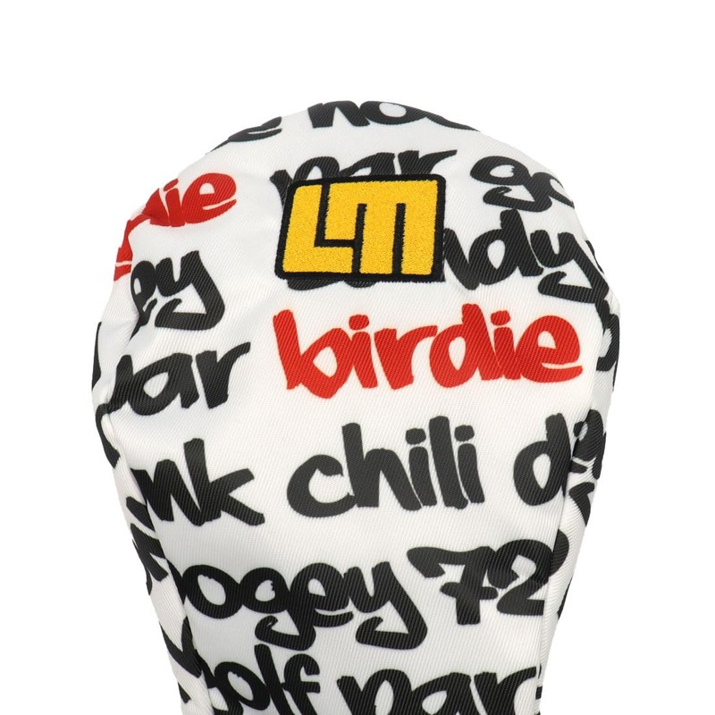 Loudmouth Headcover Driver LM-HC0020/DR (409 Big Words White)