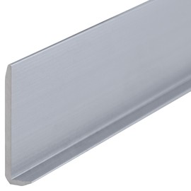 CRL Polished Aluminum 1/4" L-Bar Extrusion - 12 ft Long