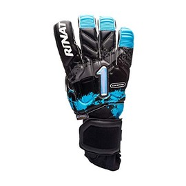 Rinat ASIMETRIK Prime PRO Goalkeeper Glove, Black/Blue/Grey, 11