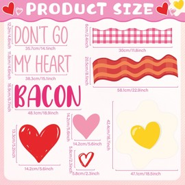 Justforjoyful Valentine's Day Bulletin Board Decoration Happy Valentine’s Day Classroom Decoration Love Heart Paper Cutout Bulletin Board Set for Class School Home Office Chalkboard Wall Door Supplies