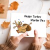 Funny Thanksgiving Cards with Envelope, Happy Thanksgiving Gift for Family