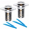 Beruth Bathroom Sink Stopper Hair Catcher, 304 Stainless Steel Pop