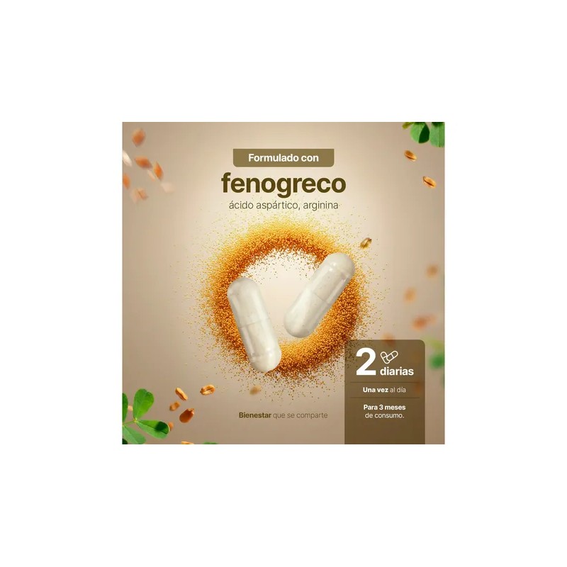 Mens T 180 Cápsulas Testosterona Con Fenogreco Y Zinc B