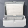 Dexpro Lockable Paper Towel Dispenser Holder C/Z Fold Wall Mounted
