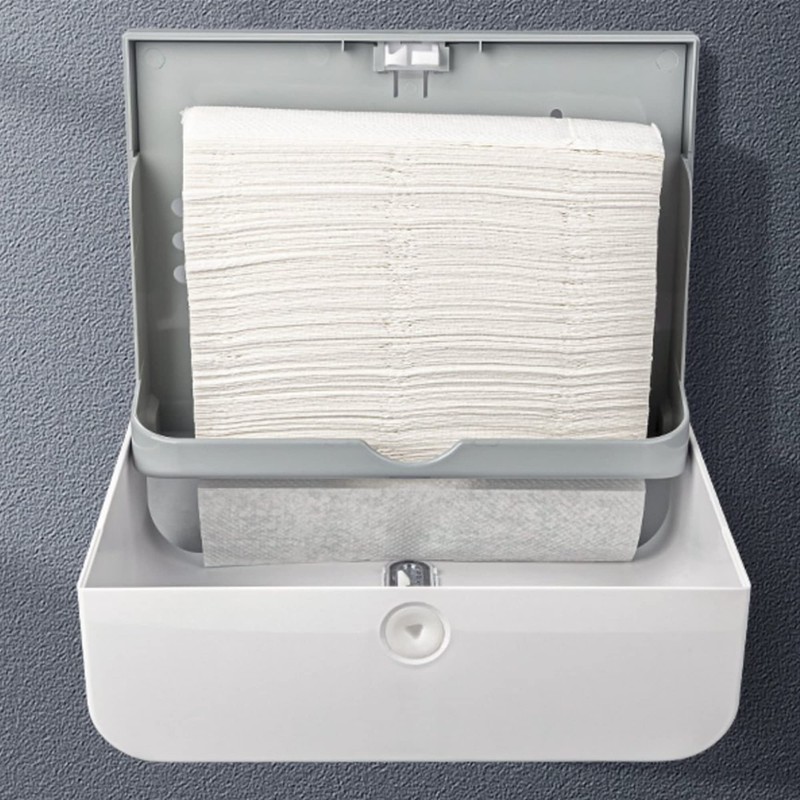 Dexpro Lockable Paper Towel Dispenser Holder C/Z Fold Wall Mounted