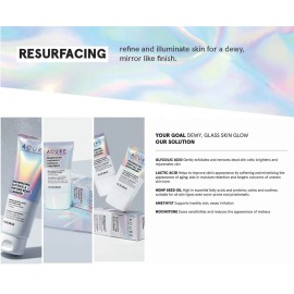 Acure  Resurfacing Glycolic & Unicorn Root Cleanser  1 Each  4 Oz