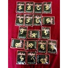 Unbranded Initial Pins * Layered in 18k Gold