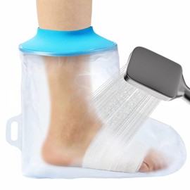Waterproof Protector,Waterproof Foot Cover for Shower,Waterproof Leg Cover for Shower,Leg Waterproof Protector,Ankle Cast Covers for Shower Adult,Foot Waterproof Protector for Ankle, Foot, Toe