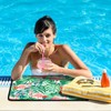 Drydiet 4 Pcs Poolside Seating Mat Swimming Pool Mat for