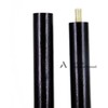 AnNafi Silver Plated Walking Cane Black Metal Chrome Finish Handle