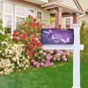 Mount Hour Purple Butterfly with Glowing Firework and Sparkle Star
