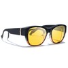 LVIOE Night Driving Glasses Fit Over Glasses Polarized Anti-Glare for