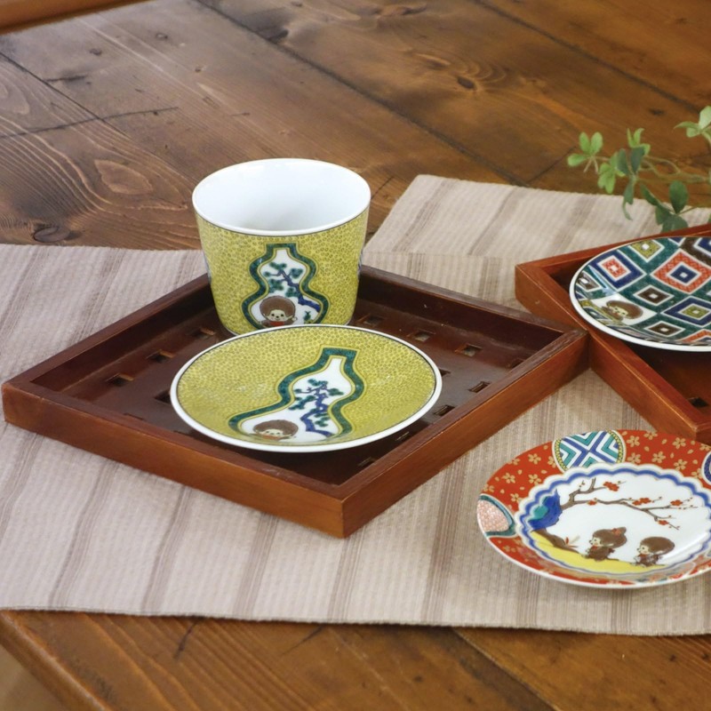 Monchhichi 712113 Kutani Ware Soba Bokokuchi Soba Choko (Diameter x