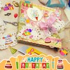 100 Pcs Birthday Paper Die Cuts Cardstock Birthday Scrapbook Die