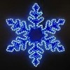 Novelty Lights 36" Deluxe Christmas Snowflake Bi-Color LED Rope Light