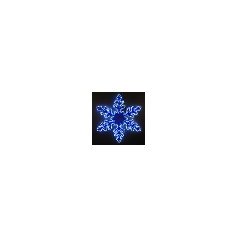 Novelty Lights 36" Deluxe Christmas Snowflake Bi-Color LED Rope Light