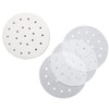 1000pcs Air Fryer Liners Disposable, 5 inch Bamboo Steamer Liners,