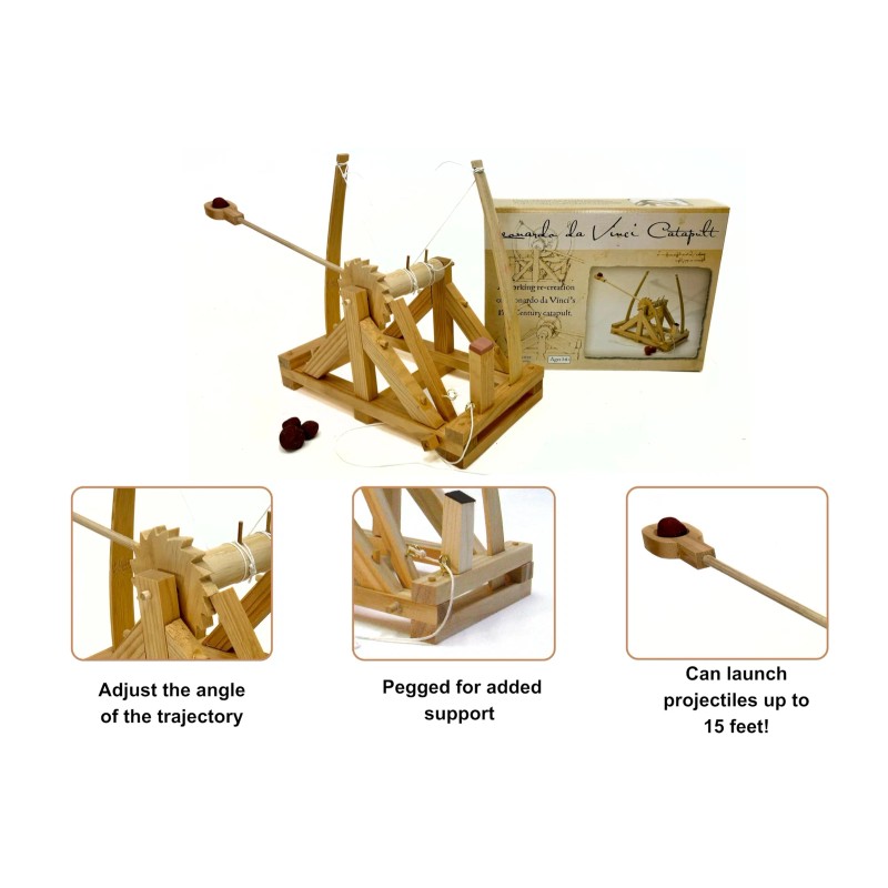 PATHFINDERS STEM kit Leonardo Da Vinci Catapult kit Trebuchet Engineering