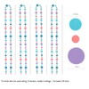 Decor365 Blue Circle Dot Garland Bubble Streamer Summer Under the